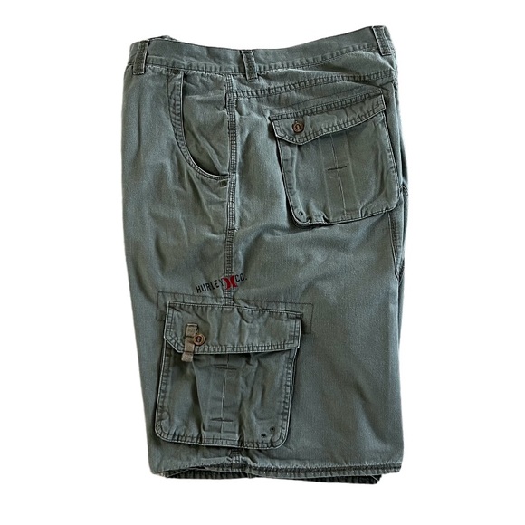 Hurley Cargo Shorts Zipper Pocket Skater - Picture 3 of 5
